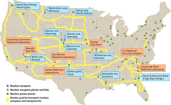 DOE Sites across the United States of America